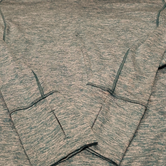 Brooks Teal Heathered Long Sleeve Running Top Size XL - Picture 3 of 9